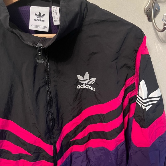 Men’s Adidas Originals Sportive Track Windbreaker Jacket Size Small - Picture 6 of 13